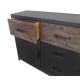 Cómoda buffet 5 Cajones 2 Puertas elektro